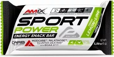 Amix Sport Power Energy Snack Bar s kofeinem-45g-Lemon-Lime