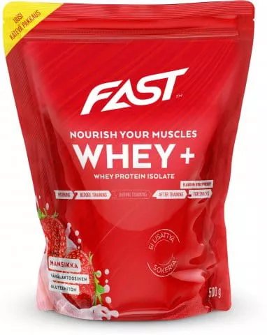 Whey+ 500 g strawberry