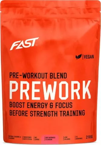 FAST PRE-WORKOUT 210G RED BERRIES