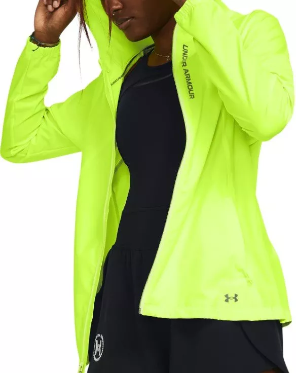 Jakna s kapuco Under Armour UA OutRun the STORM Jacket-GRN