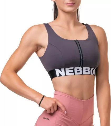 Smart Zip Front Sports Bra