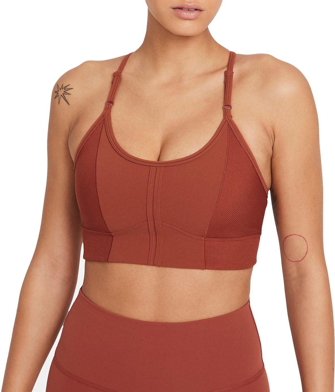 Športni modrček Nike Yoga Dri-FIT Indy Women’s Light-Support Padded Longline Sports Bra