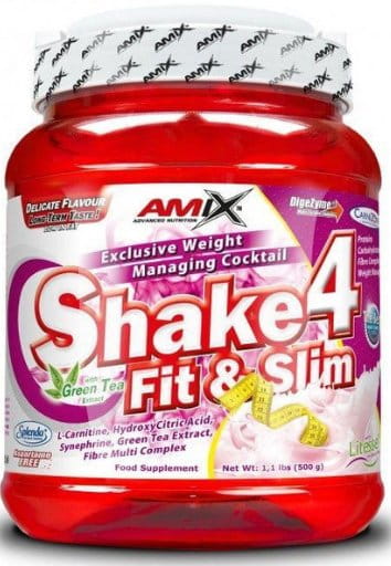 Beljakovine v prahu Amix Shake 4 Fit&Slim 1000g - Vanilla