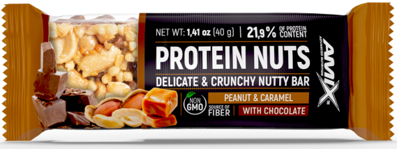 Proteinska ploščica z oreščki Amix Protein Nuts 40g
