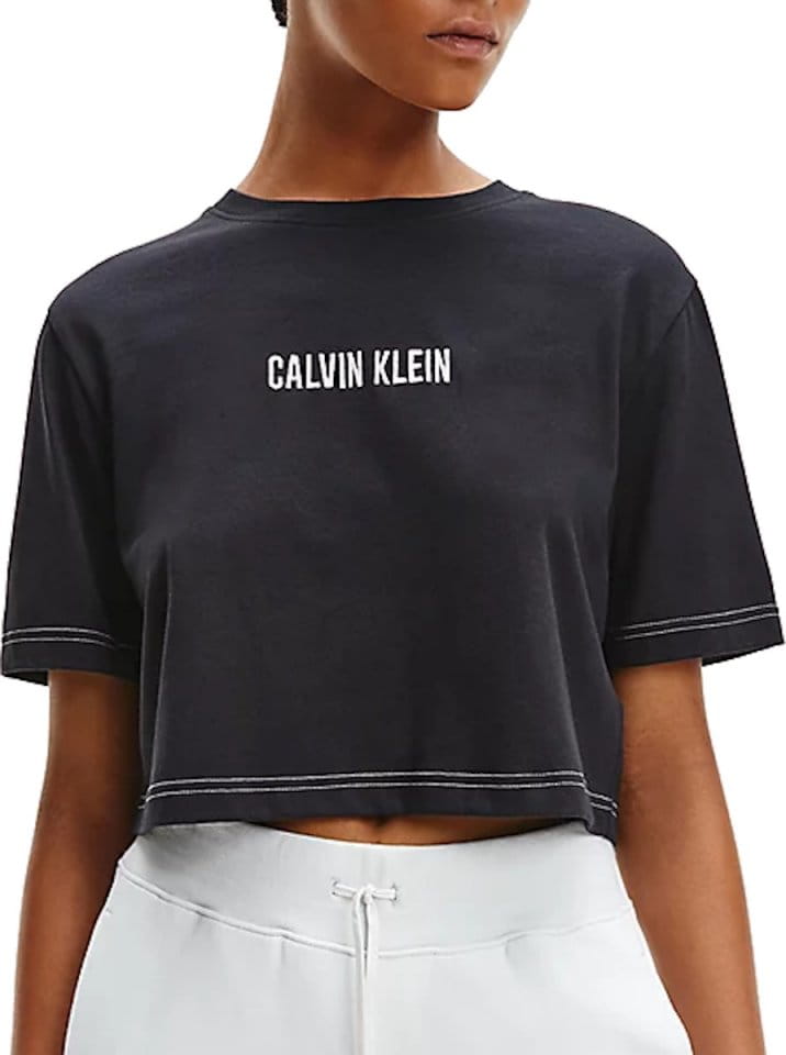 Majica Calvin Klein Open Back Cropped T-Shirt