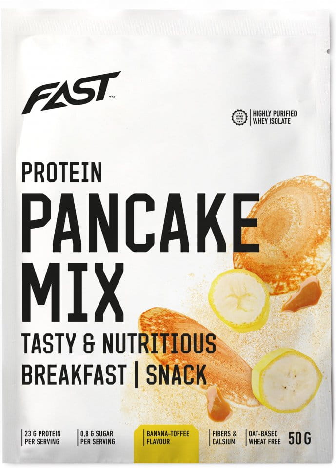 Beljakovinske palačinke FAST Protein Pancake Mix 50 g banana-caramel