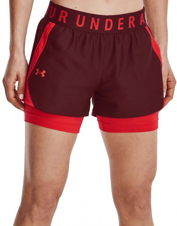 Kratke hlače Under Armour Play Up 2-in-1 Shorts -RED