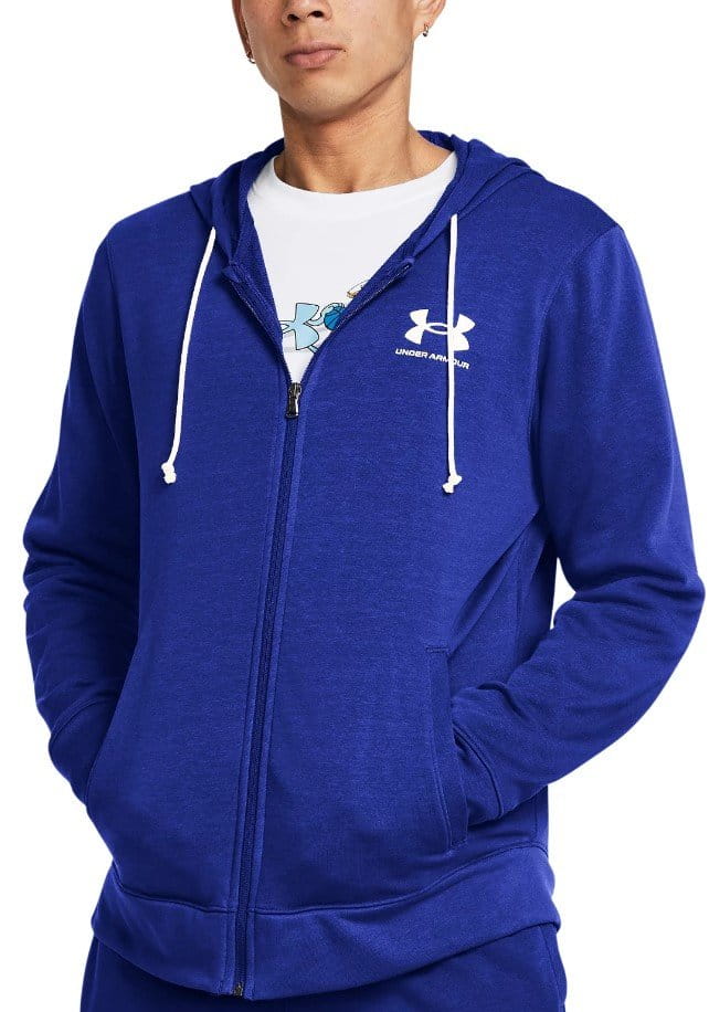 Mikica s kapuco Under Armour UA Rival Terry LC FZ-BLU