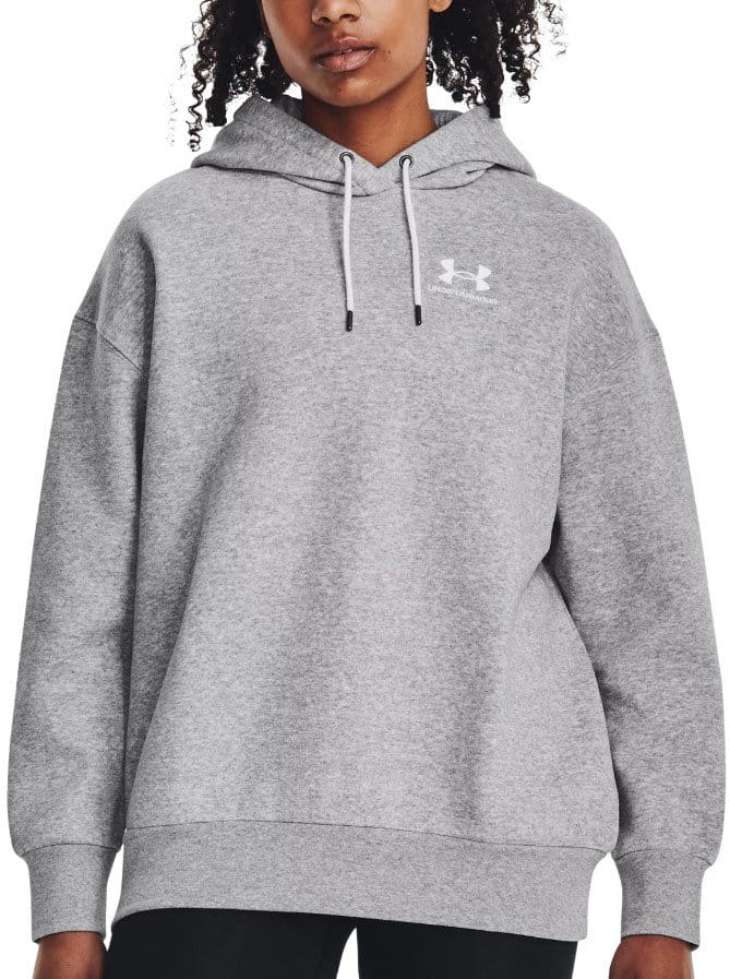Mikica s kapuco Under Armour Essential Flc OS Hoodie-GRY