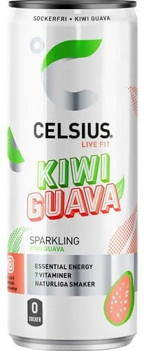 Moč in energijske pijače Celsius Kiwi Guava - 355ml