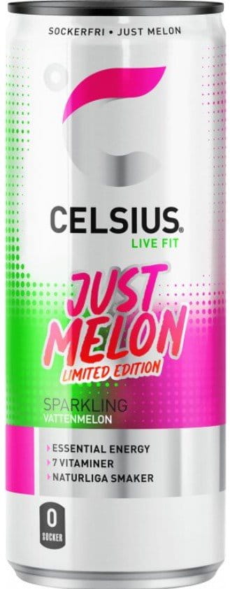 Moč in energijske pijače Celsius Energetický Nápoj Watermelon Příchuť Vodní Meloun - 355ml