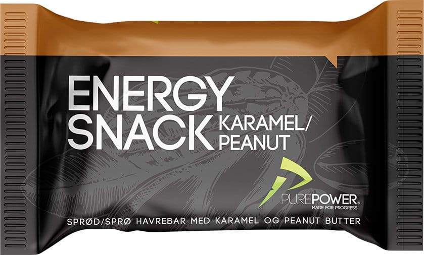 Energijska ploščica Pure Power Energy Snack Caramel & Peanuts 60g