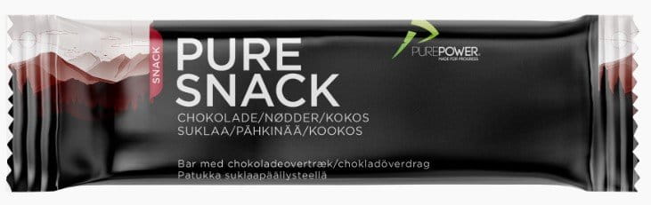Energijska ploščica Power Pure Snack Dark chocolate and coconut(rawbar)
