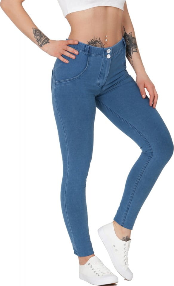 Hlače Boost Jeans Mid Waist Light Blue