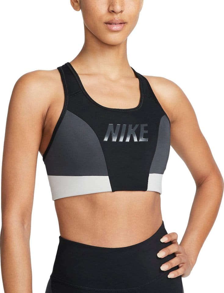Športni modrček Nike Swoosh Women s Medium-Support 1-Piece Pad Logo Sports Bra