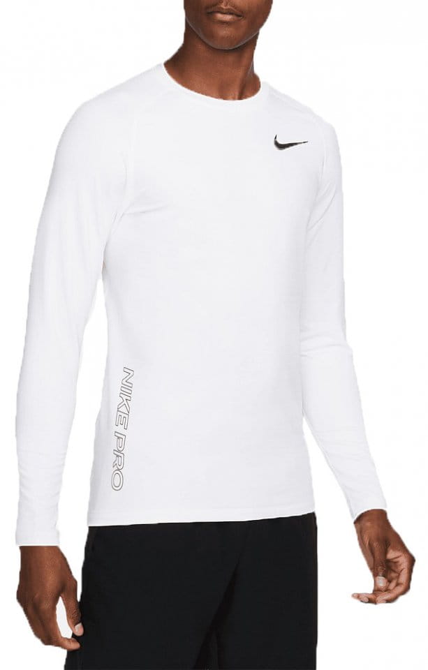 Majica z dolgimi rokavi Nike Pro Warm Sweatshirt Weiss F100