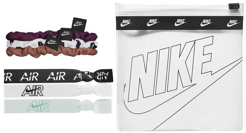 Elastika Nike MIXED HAIRBANDS 6 PK WITH POUCH