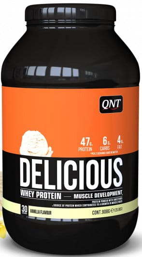 Beljakovine v prahu QNT Delicious Whey Protein Vanila - 908g